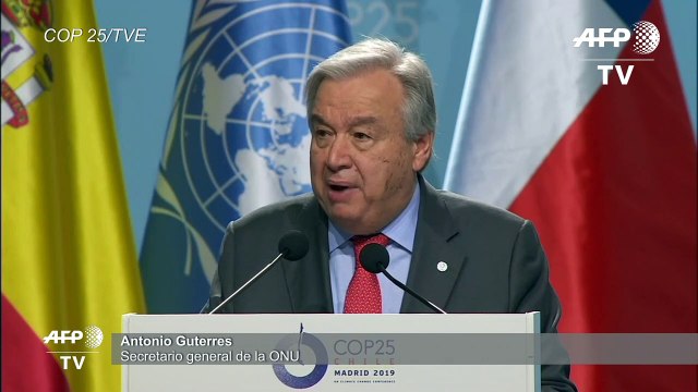 El mundo debe elegir entre esperanza o capitulación , dice Guterres al abrir la COP25