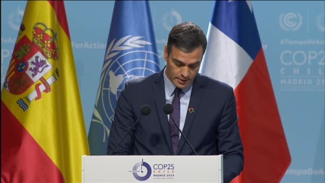 Sánchez en la inauguración de la COP25: España está lista para dar ese paso al frente