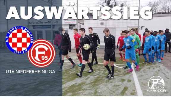 Fortuna feiert wichtigen Sieg gegen Croatia Mülheim | SC Croatia Mülheim U17 - Fortuna Düsseldorf U16 (B-Junioren Niederrheinliga)