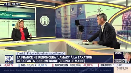 Frédéric Duval (Amazon France) : Les ventes en ligne du Black Friday aux Etats-Unis ont atteint un nouveau record - 02/12