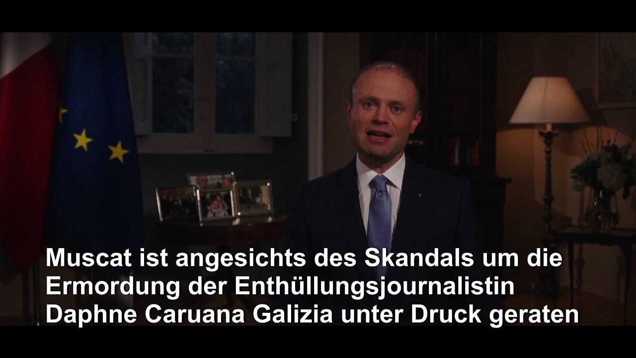Skandal um Mord an Journalistin: Maltas Regierungschef tritt zurück