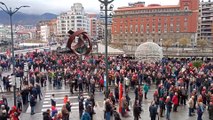 Nueva movilización de pensionistas en Bilbao