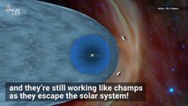 How Far Outside Our Solar System Will Voyager 1 and 2 Actually Go?