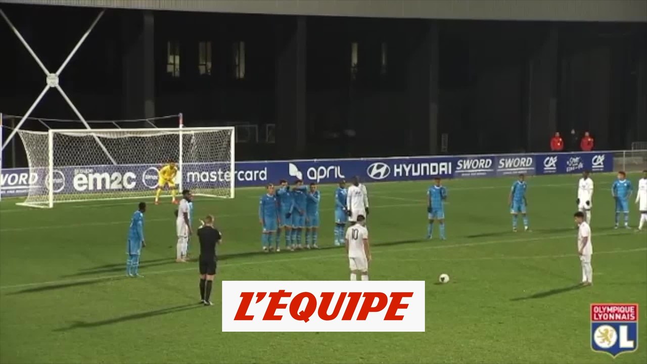 Le coup franc magistral de Cherki contre l'OM - Foot - N2 - OL