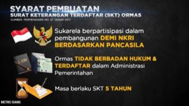 Begini Prosedur Pembuatan atau Perpanjangan SKT Ormas