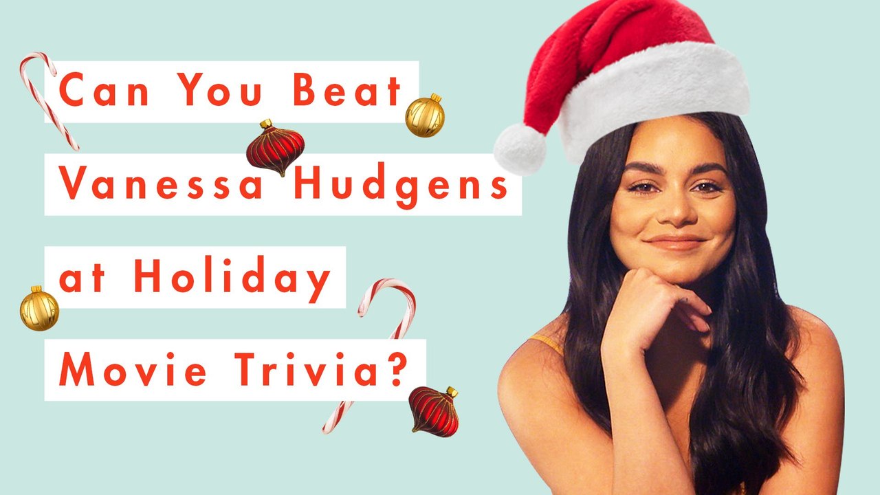 Vanessa Hudgens & Josh Whitehouse of Netflix’s Knight Before Christmas’ Play Holiday Movie Trivia