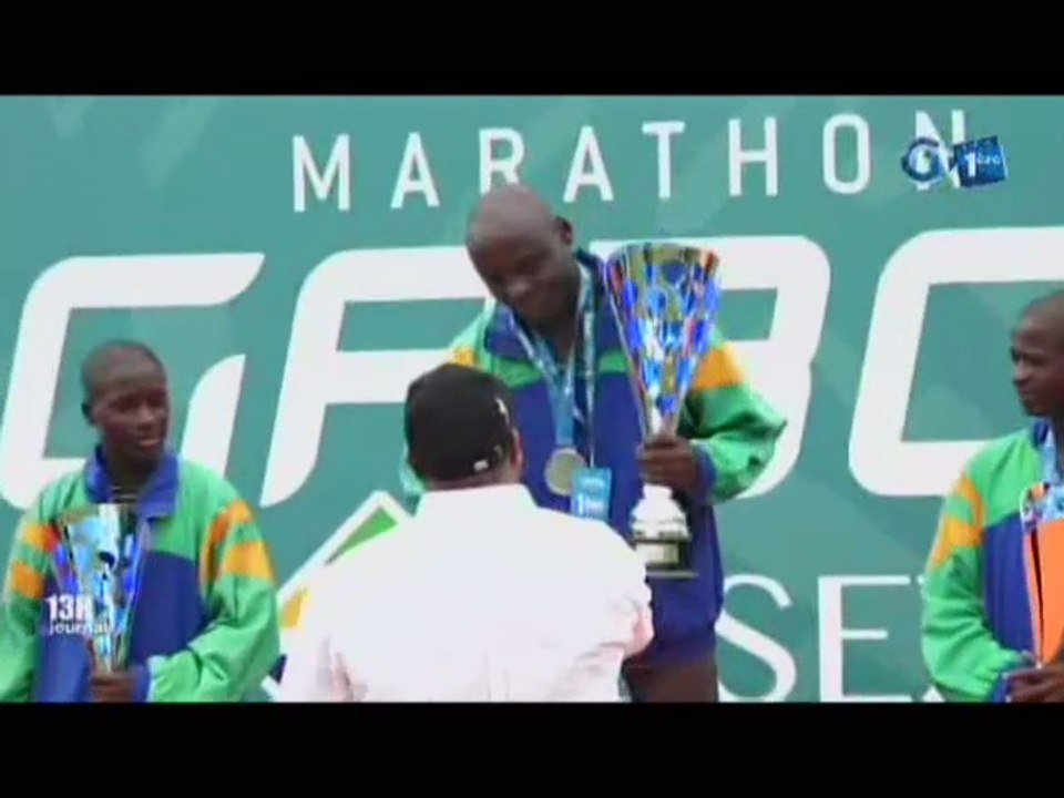 RTG/Deux Kenyans remportent les trophées de la 1ère place de la 7ème édition du marathon du Gabon