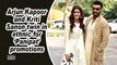Arjun Kapoor and Kriti Sanon twin in ethnic for 'Panipat' promotions