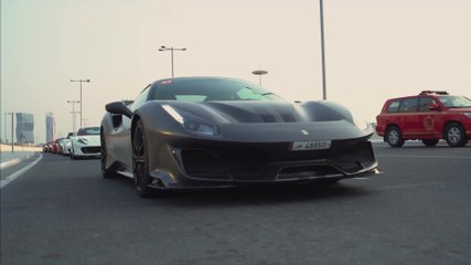 Ferraristi in Qatar experience the all new Ferrari F8 Tributo for the first time at Losail International Circuit
