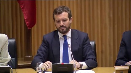 Casado se abre a prestar sus votos a Vox y Cs para la Mesa y pide "generosidad" a sus diputados