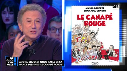 Michel Drucker parle de sa bande dessinée "Le canapé rouge"