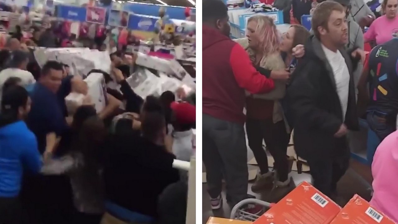 Compilations des plus grosses bastons pendant le Black Friday 2019 - États-Unis