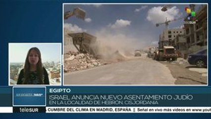 Israel anuncia nuevo asentamiento en la ciudad palestina Hebrón