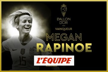 Megan Rapinoe sacrée - Foot - Ballon d'Or féminin France Football 2019