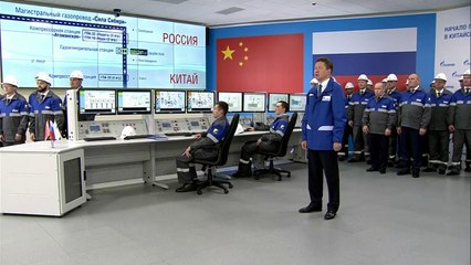 Rusia inaugura su primer gasoducto hacia China
