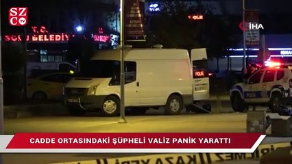 Bolu’da şüpheli çanta ‘Ertuğrul’ ile patlatıldı