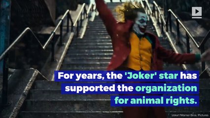 PETA Honors Joaquin Phoenix as Its 2019 Person of the Year