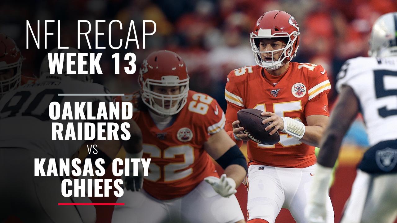 Week 13:  Raiders v Chiefs