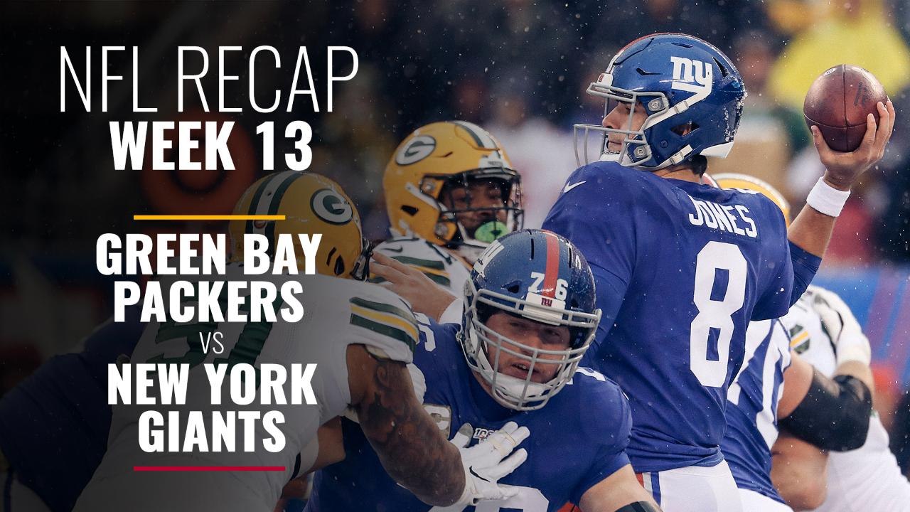 Week 13:  Packers v Giants