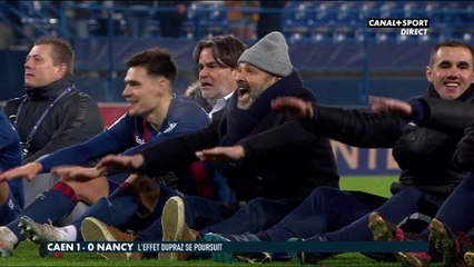 Images de joies des Caennais après la victoire contre Nancy