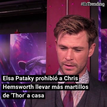 La estricta prohibición que Elsa Pataky le impuso a Chris Hemsworth para volver a ser 'Thor'
