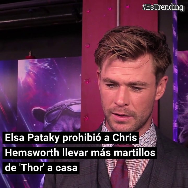 La estricta prohibición que Elsa Pataky le impuso a Chris Hemsworth para volver a ser 'Thor'