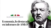 Economía, Lo destacado en informes de AMLO.