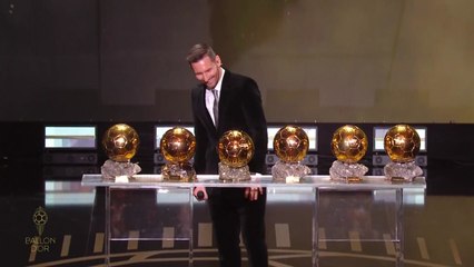 메시, 6번째 발롱도르 수상...역대 최다 기록 / YTN