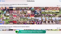 Facebook e Google Fotos integrados