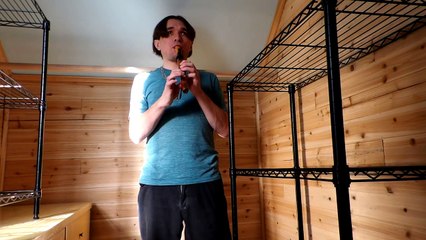 Playing on My Native American Style Flute
