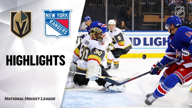 NHL Highlights | Golden Knights @ Rangers 12/02/19