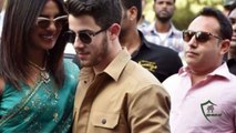 Priyanka Chopra first look in Sindhoor n Saree with hubby Nick Jonas first time after marriage