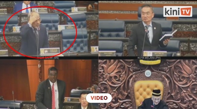 'Adakah itu abu Chin Peng di dahi anda?'Tajuddin tanya Rayer