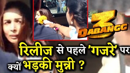Amidst Dabangg 3 Malaika Arora Gets Pissed Off On A Woman Selling Gajra!
