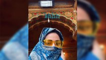 Hina Khan and Rocky Jaiswal take rickshaw to Ajmer dargah