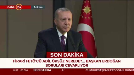 Başkan Erdoğan konuşuyor