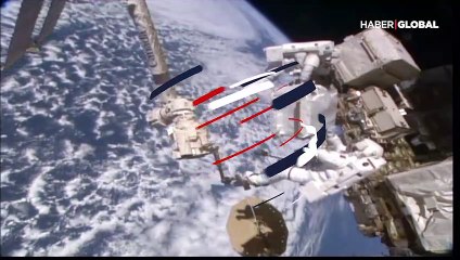 Uluslararası Uzay İstasyonu'ndaki astronotlar uzay yürüyüşüne çıktı