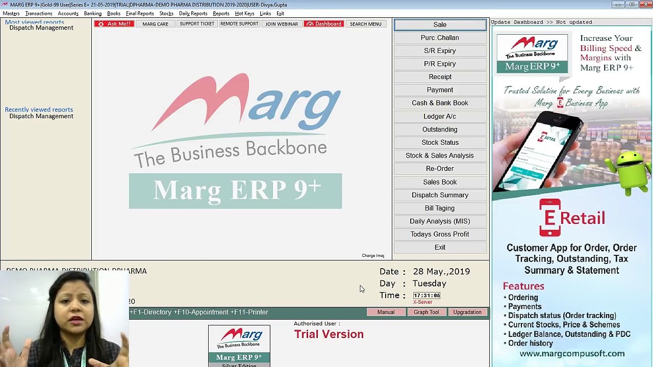 Marg Live Session - 'Dispatch Management & Dispatch Summary'