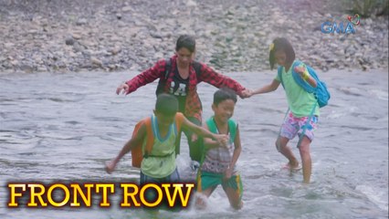 Front Row: Mag-iina, tumatawid ng pitong ilog papasok ng eskuwelahan