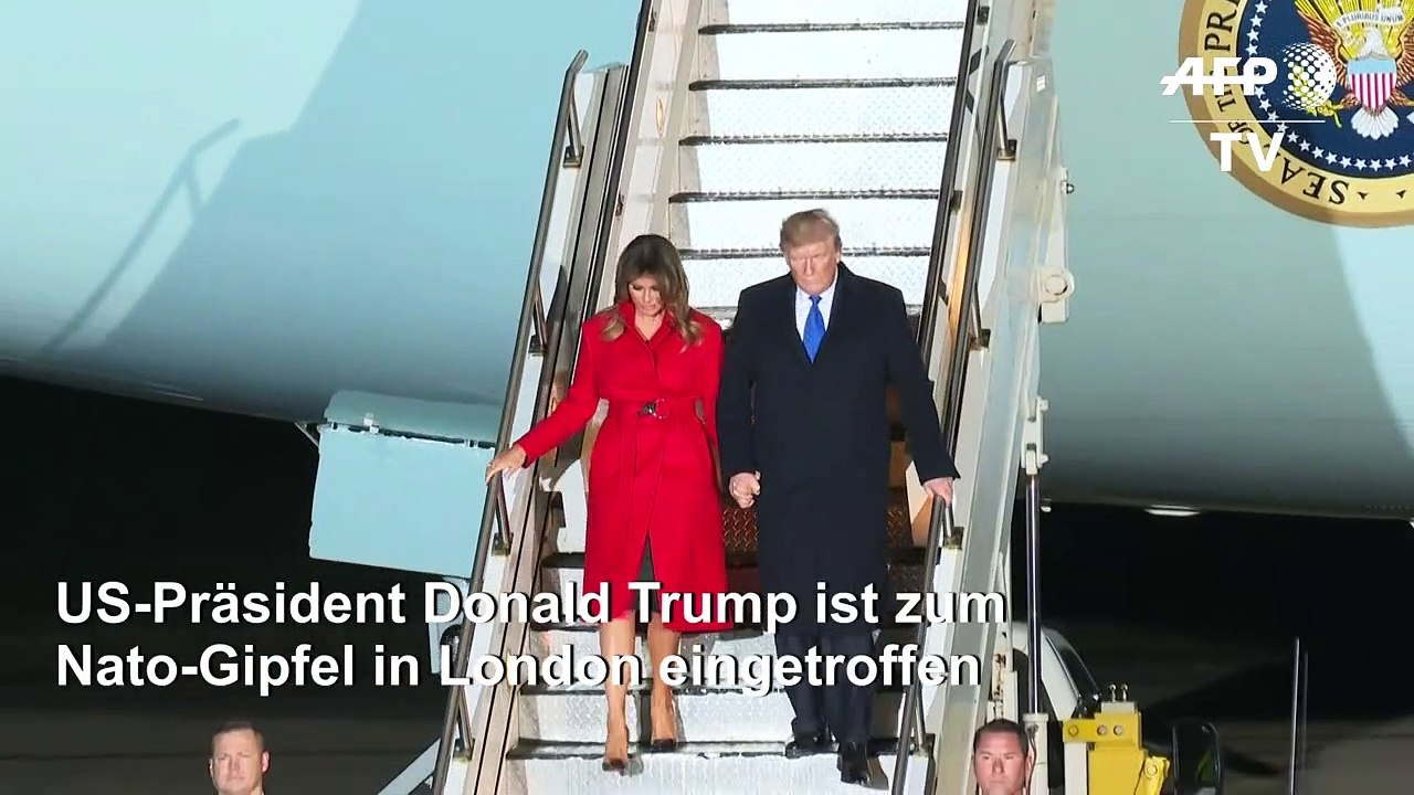 Trump zu Nato-Gipfel in London eingetroffen