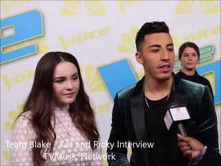 The Voice - Season 17 Team Blake - Top 10 Interviews - Kat and Ricky