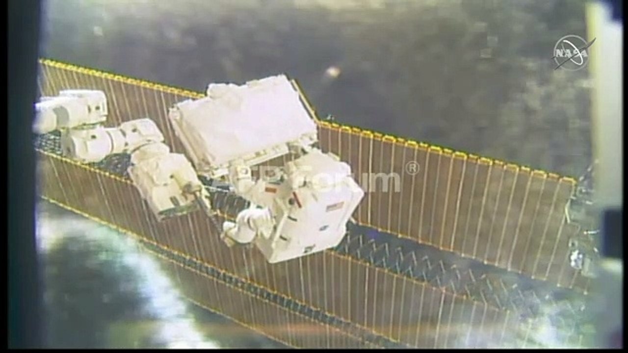 ISS astronauts conduct spacewalk for repairs