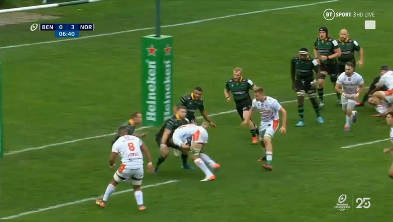 Heineken Champions Cup Round 2 Highlights: Benetton Rugby v Northampton Saints
