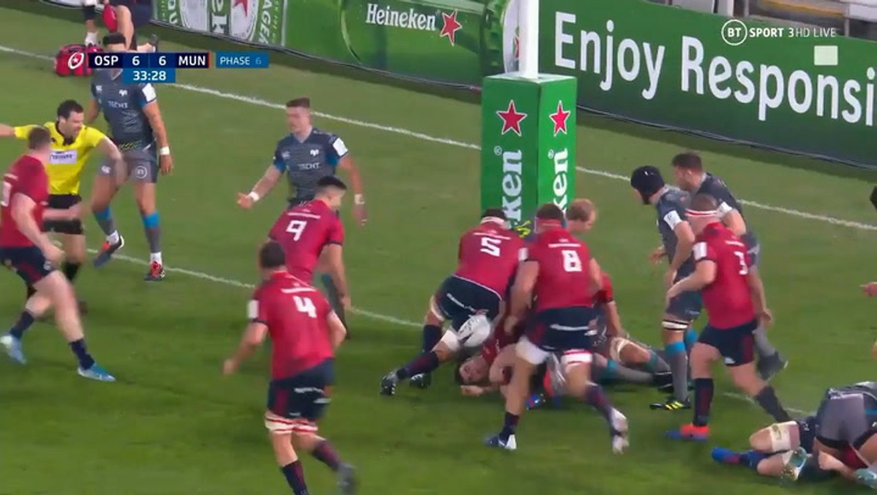 Résumé vidéo : Ospreys – Munster Rugby