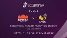 Edinburgh Rugby v Wasps