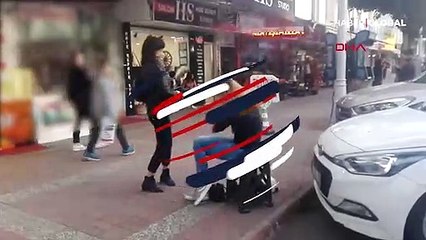 Erkek arkadaşı genç kadını bu halde bırakıp kaçtı