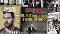 Le Ballon d’Or de Lionel Messi fait beaucoup parler