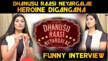 ACTRESS DIGANGANA INTERVIEW|DHANUSHU RAASI NEYARGALAE|V-CONNECT |FILMIBEAT TAMIL