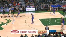 Giannis posterises the Knicks