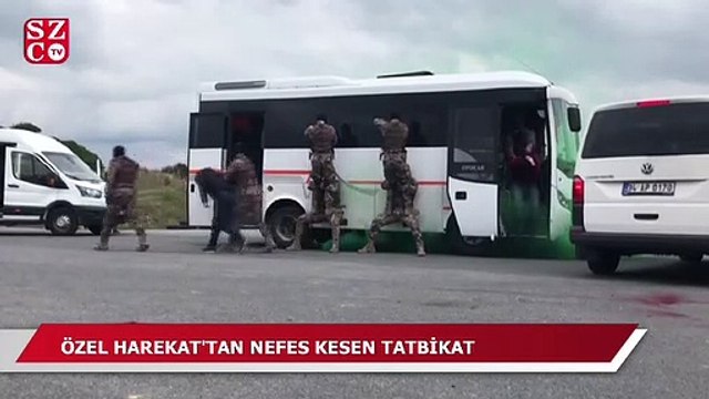 Özel harekattan nefes kesen tatbikat